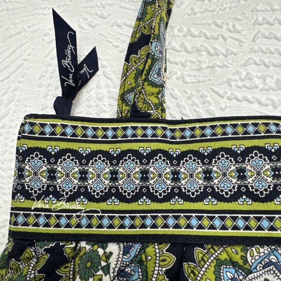 Vera Bradley Cambridge Green Blue,black Shoulder Handbag Medium - Picture 4 of 15
